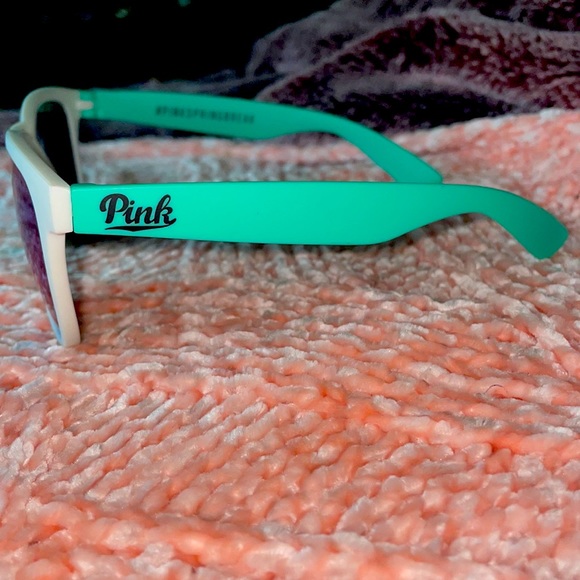 PINK Victoria's Secret Accessories - Mirrored Pink spring break sun glasses / seafoam